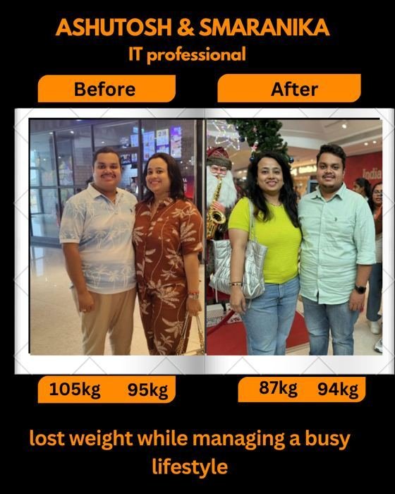 Ashutosh & Smaranika — IT Professional — real client transformation
