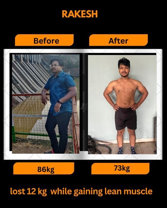 Rakesh — real client transformation